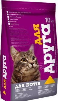 Корм для котів "Для друга" зі смаком курки 10кг O.L.KAR, фото 1