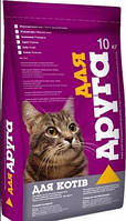 Корм для котів "Для друга" зі смаком курки 10кг O.L.KAR