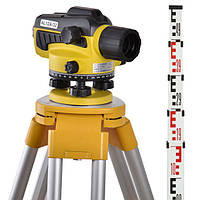 Оптичний нівелір Wiseman AL12-32 + штатив + рейка 5 м