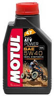 Масло моторное для квадроциклов синтетическое MOTUL ATV POWER 4T 5W40 (1L) 105897