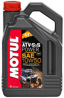 Масло моторное для квадроциклов синтетическое MOTUL ATV-SXS POWER 4T 10W50 (4L) 105901