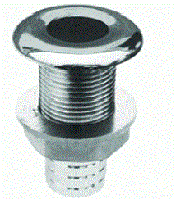 Штуцер сливной, метал., d18мм/sea drains with hose adapter, mirror polished, s.s.