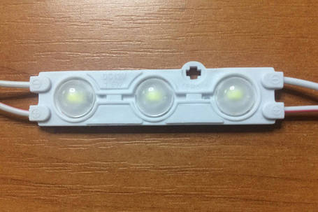 Світлодіодний модуль SMD5730 3P2-12 лінзований холодний білий IP66 Код.57538, фото 1