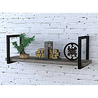 Полиця лофт навісна настінна відкрита PL-1-32 Loft Design Дуб Палена, 92 см