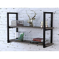 Полиця відкрита навісна лофт PL-2-16 Loft Design Дуб Палена, 92 см