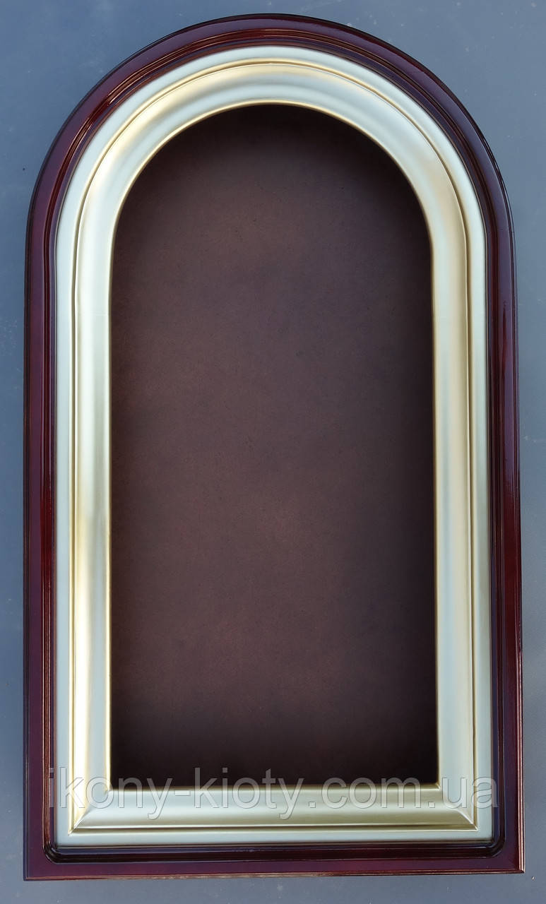 Кіот арочний з рамкою під золото., фото 1