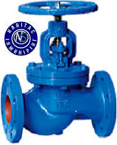 Вентиль (клапан) DN50 PN16 T: -10...+200 C чавунний запірний фланцевий ...