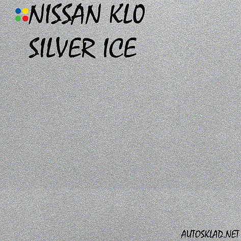 Авто фарба (автоемаль) металік Mobihel (Мобихел) Nissan KLO Silver Ice 1л, фото 3