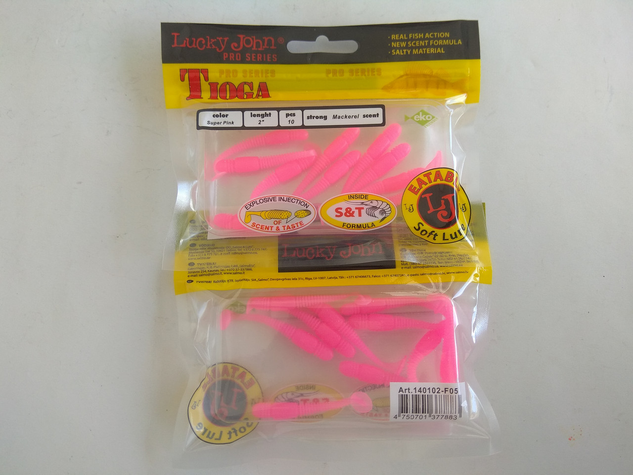 Cиликон Lucky John Tioga 2 Super Pink 140102-F05