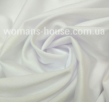 Трикотаж біфлекс глянцевий (купальник) Білий