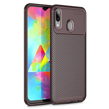 Чохол Carbon Case Samsung M205 Galaxy M20 Коричневий