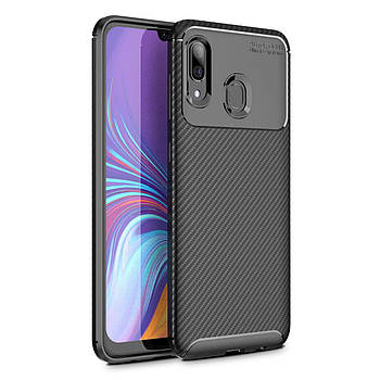 Чохол Carbon Case Samsung A405 Galaxy A40 Чорний