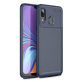 Чохол Carbon Case Samsung A405 Galaxy A40 Синій