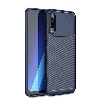 Чехол Carbon Case для Samsung Galaxy A50 / A50s / A30s Синий