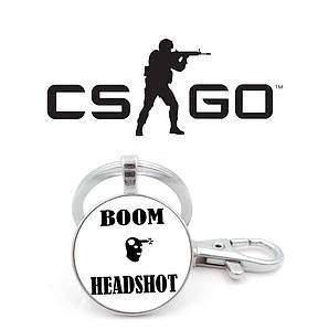 Брелок Counter-Strike CS:GO "Boom - Headshot"