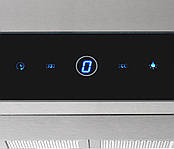 Витяжка Т-подібна VENTOLUX ITALIA 60 BG (1000) TC неіржавка сталь чорного скла, фото 2