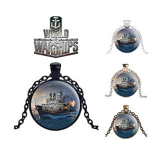 Кулон World of Warships c кораблем