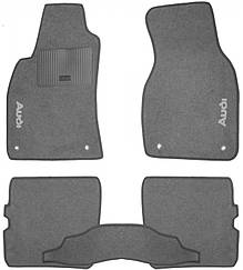 Ворсові килимки для Audi A6 (С6) (2004-2011) Текстильні у салон авто (сірі) (StingrayUA.)