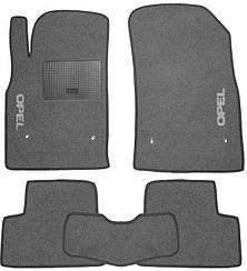 Ворсові килимки для Opel Astra G (1998-2004) Текстильні у салон авто (сірі) (StingrayUA.)