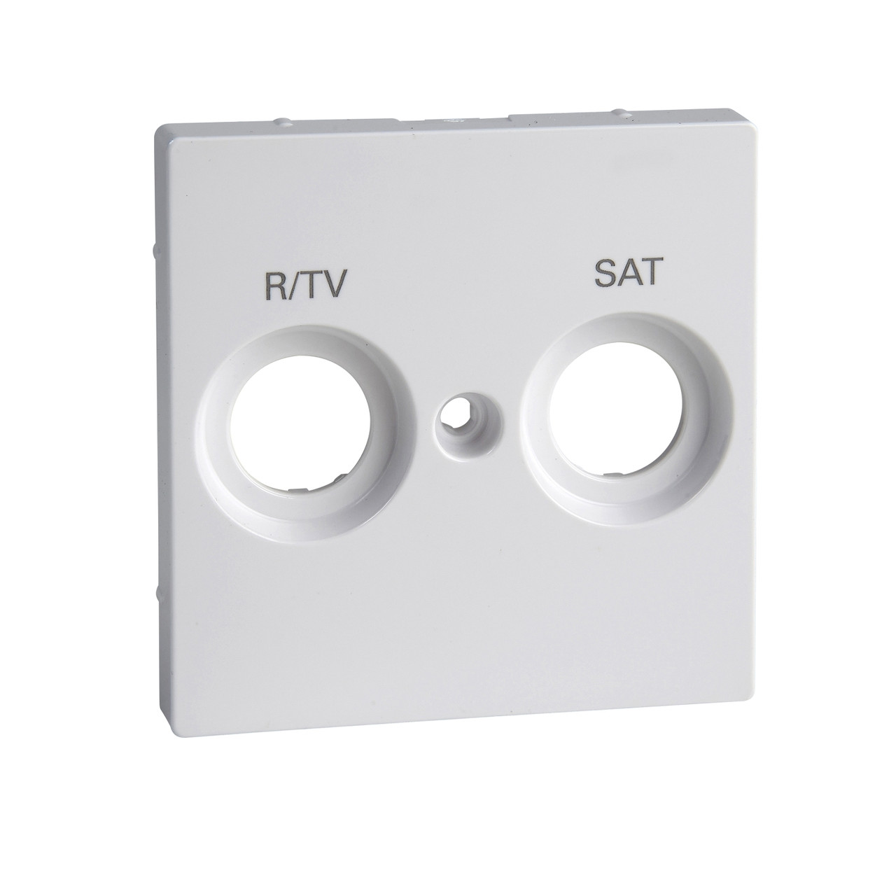 Накладка для антенних розеток подвійна R / TV + SAT, активно-білий Merten System M