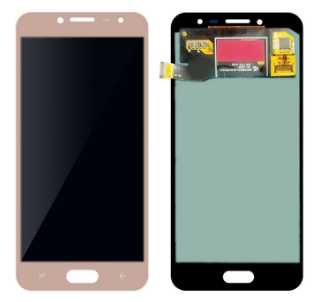 Дисплей (екран) для Samsung J250F Galaxy J2 (2018) + тачскрін, золотистий, з регулюванням яскравості,