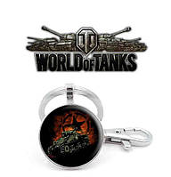 Брелок World of Tanks с зелёным танком