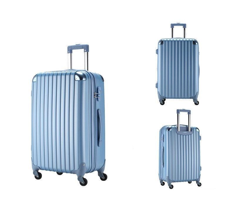 Комплект із 3 валіз Ambassador Scallop A8540 Блакитний, фото 1