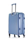 Ударостійка мала валіза Ambassador Scallop A8540 Блакитна, фото 2