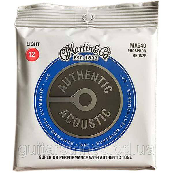 Струны Martin MA540 Phosphor Bronze Light 12-54