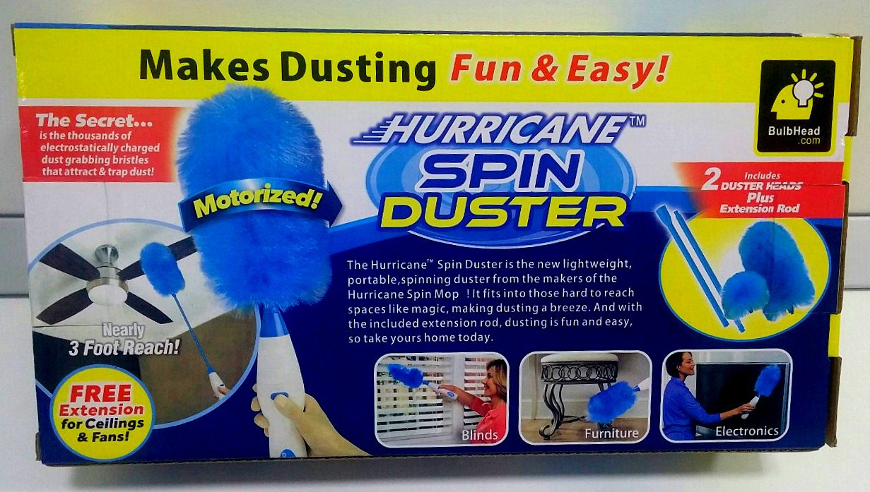 Вращающаяся метелка для уборки пыли SPIN DUSTER (Спин Дастер) - фото 1 - id-p343360562