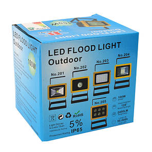 Ліхтар переносний прожектор 204 Led Flood Light Outdoor 149917, фото 3