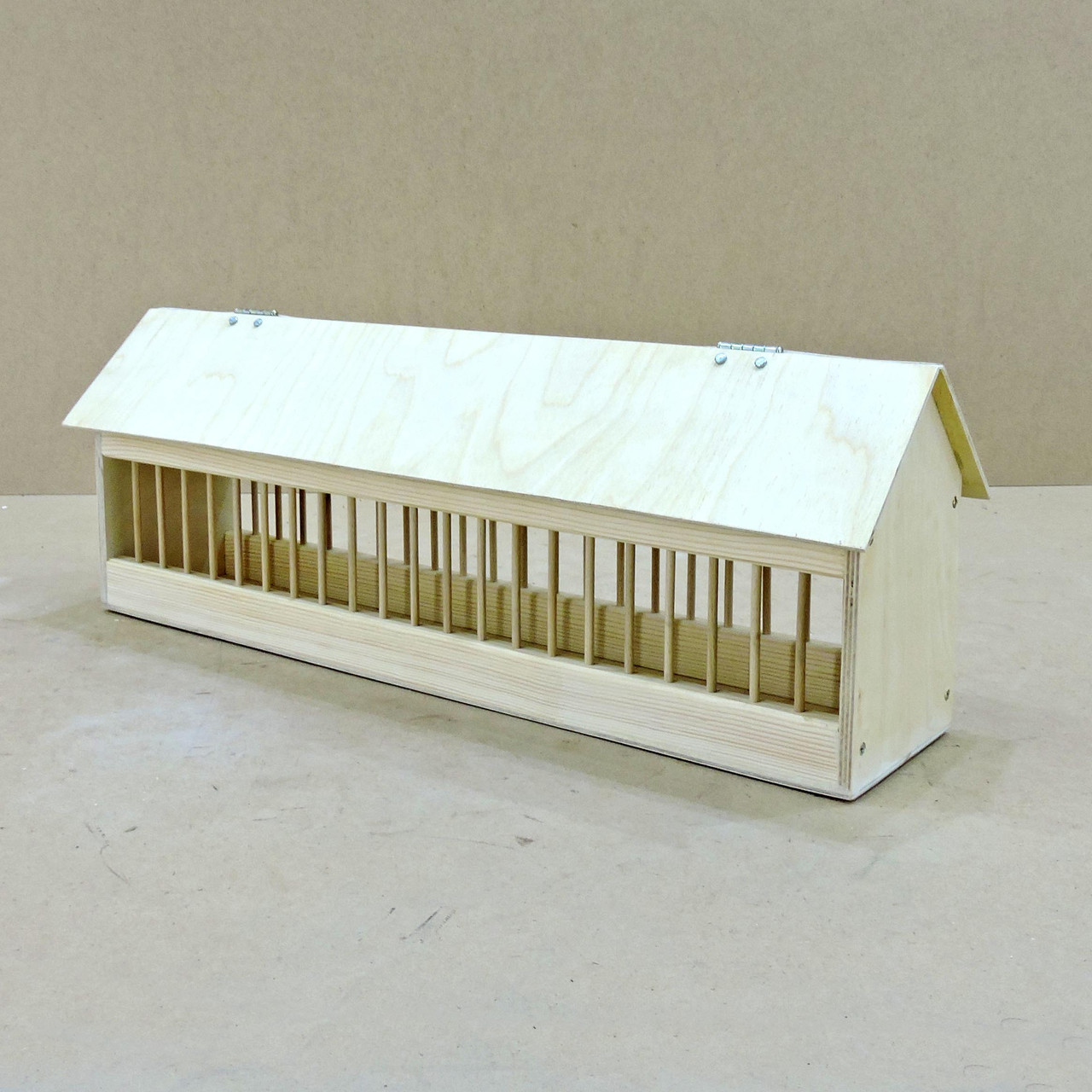 Дерев'яна годівниця для голубів "Агаран 70" без покриття