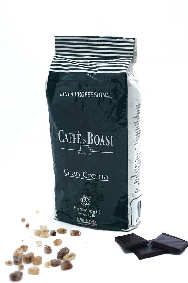 Кава в зернах Caffe Boasi Bar Gran Crema 1кг Італія Боази Гран Крему зелений