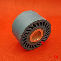 Шліфувальний барабан, д. 86,36х50,0х25,4 мм, для стрічок 50х272-276 мм, гумовий, м'який