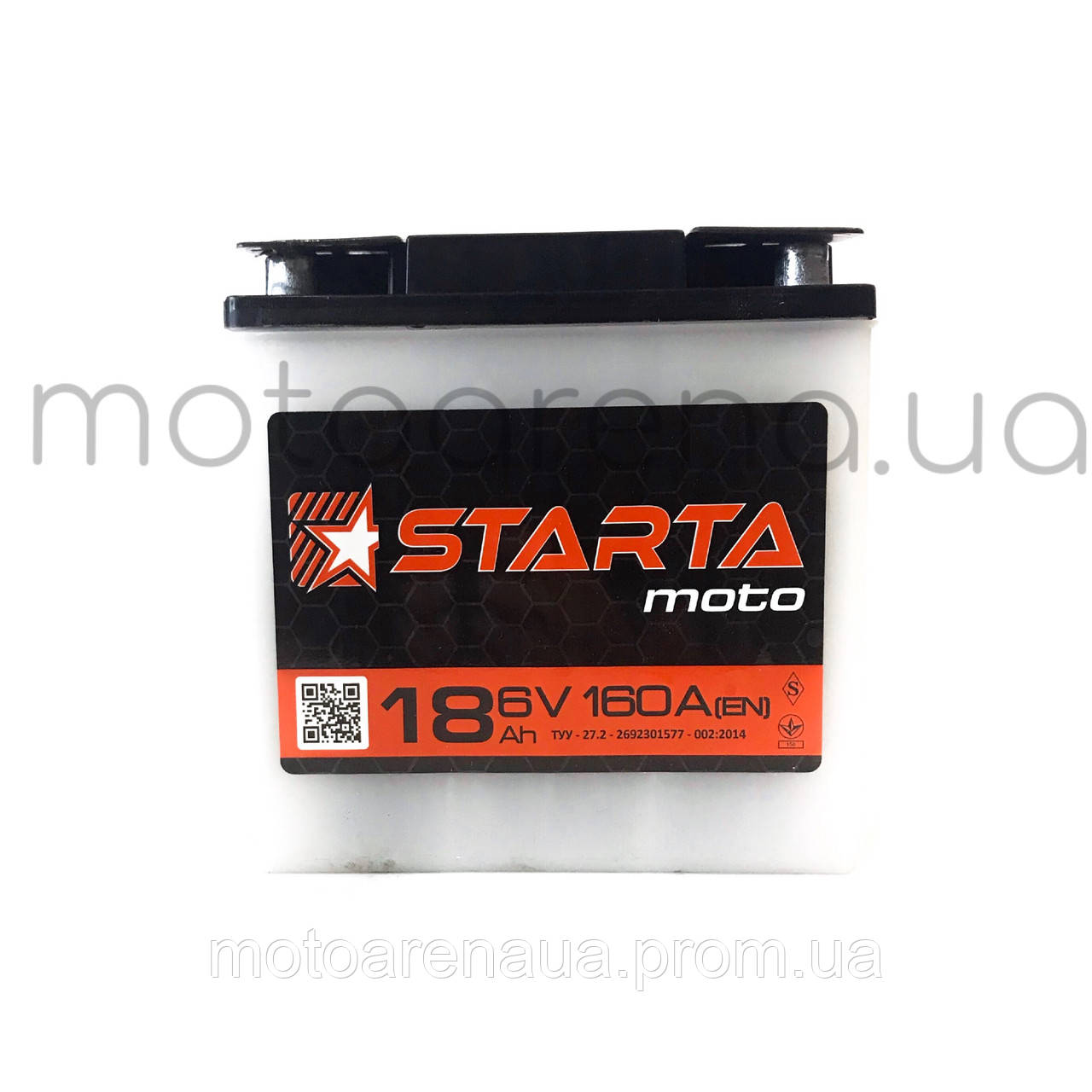 АКБ 6V18Ah STARTA Сухозаряжен