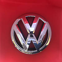 Емблема логотип Volkswagen Фольксваген  VW Polo 2011-2013  на решітку радіатора, 120 мм, 6R0853600A