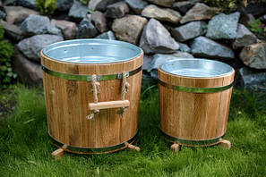 Діжки для рослин з метал. вставкою