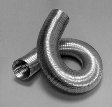 Гофра жаростійка (1100°С ) з нержавіючої сталі Ø80мм (комплект 3м)