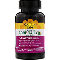 Вітаміни для жінок, Multivitamins, Country Life, 60 таблеток