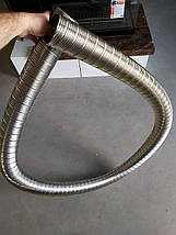 Гофра жаростійка (1100°С ) з нержавіючої сталі Ø80мм (комплект 3м), фото 4