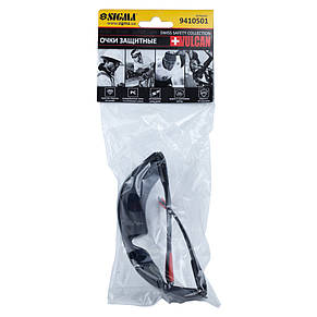 Окуляри захисні Vulcan anti-scratch, anti-fog (затемнені) Sigma (9410501), фото 3