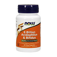 Пробиотики Now Foods 8 Billion Acidophilus & Bifidus 60caps