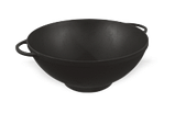 Казан чавунний 5,5 л Сітон без кришки (каструля WOK), заводська термообробка, фото 8