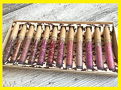 Матова помада KYLIE Vacation Набір 12 шт. Чудовий подарунок Кайлі