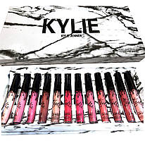 Матова помада KYLIE MRAMOR Набір 12 шт. Чудовий подарунок Кайлі