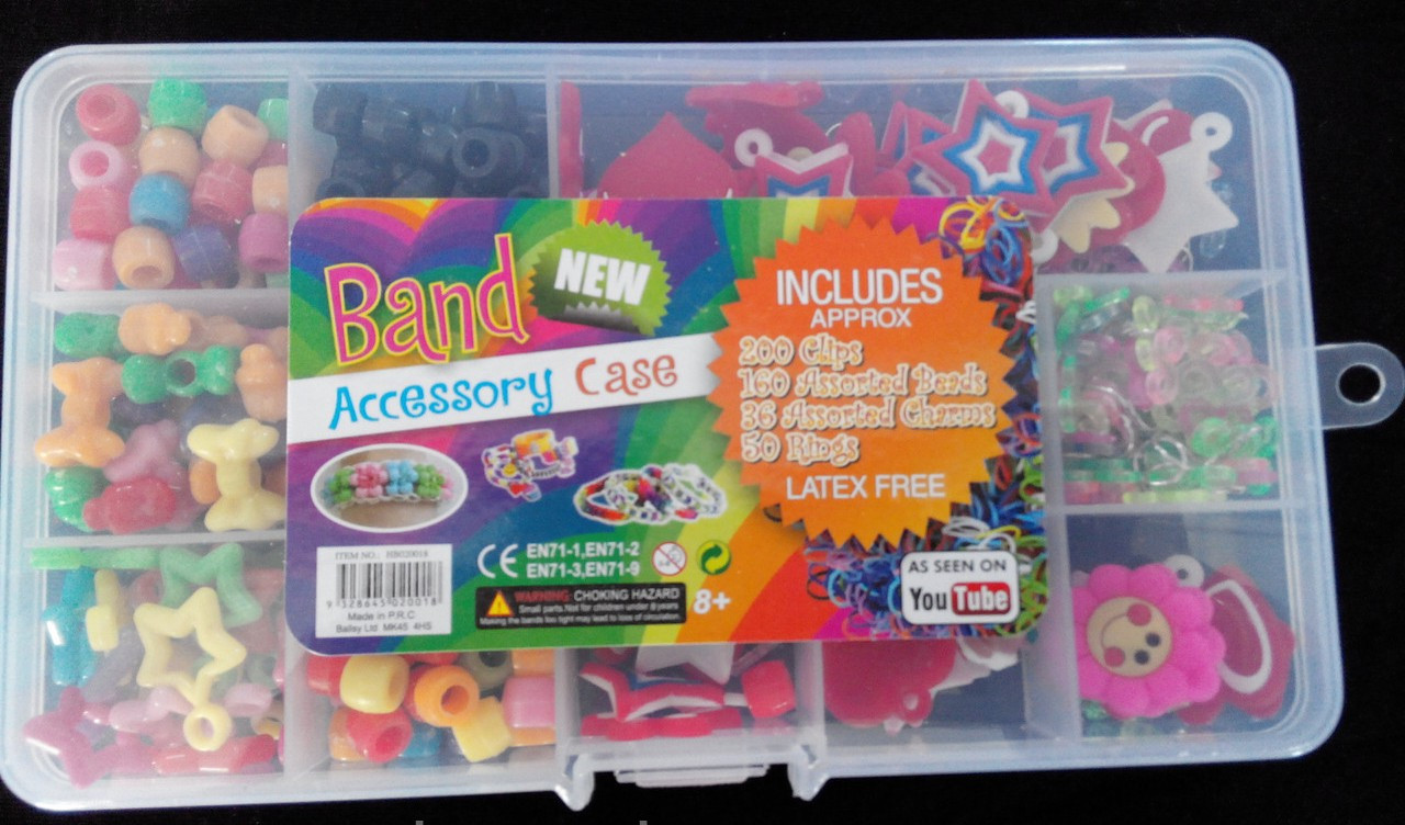 Аксесуари для браслетів із гумок Rainbow loom