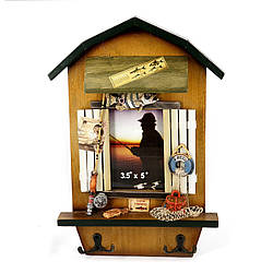 Фоторамка на стіну з гачками для одягу для подарунка рибалці 05S335A