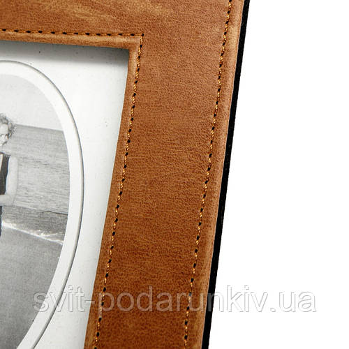 Рамка под фотографию прошитая по краям бежевого оттенка S04, цена 367. ...