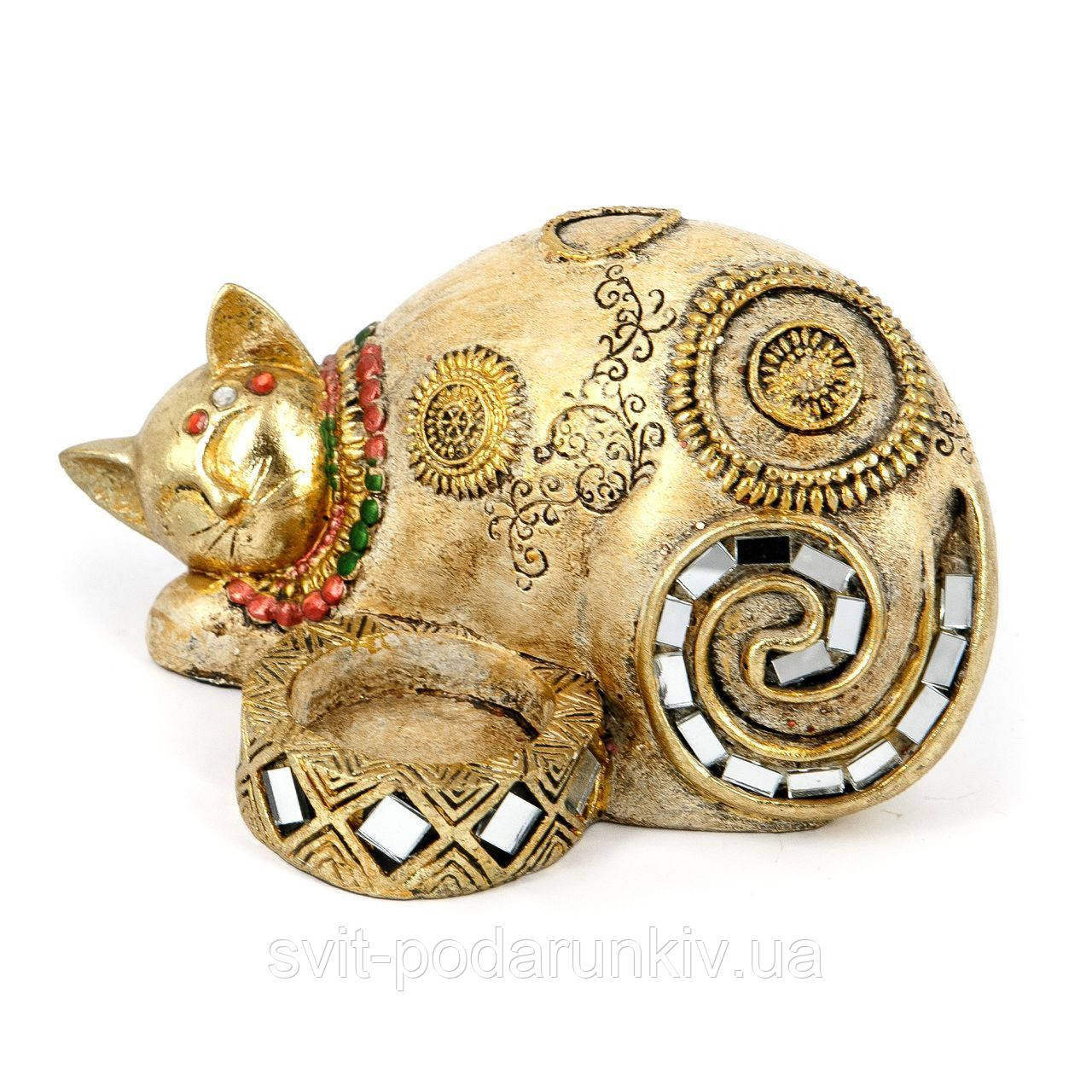 Статуетка кішки свічника "Мурлика" ZHS74327-A, фото 1