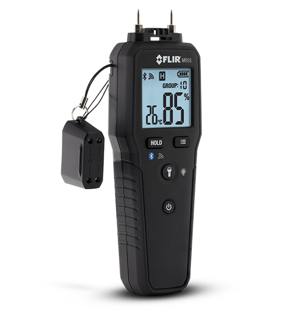 Вологомір деревини і будівельних матеріалів FLIR MR55 (з Bluetooth), Вологомір гольчастий FLIR MR55 (США)